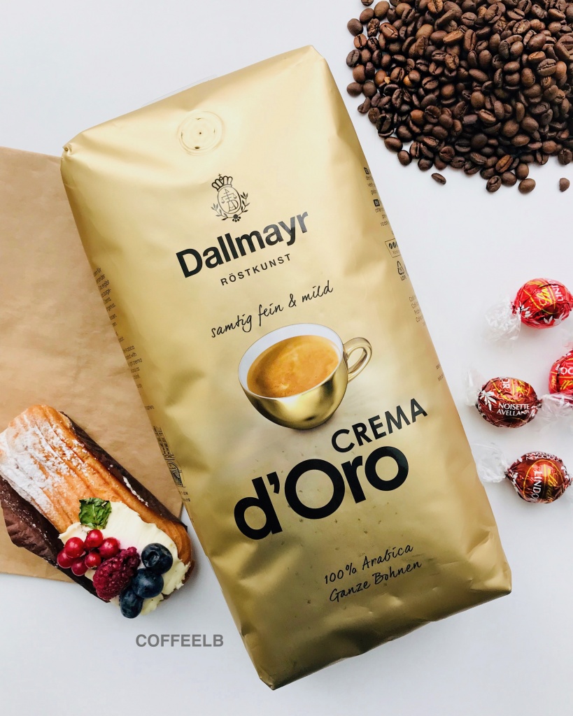Кофе в зернах Dallmayr Crema d'oro 1 кг