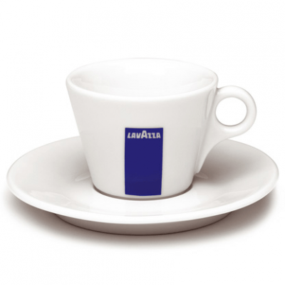Чашка с блюдцем Капучино с логотипом Lavazza, 150 мл