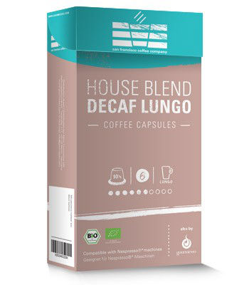 Кофе в капсулах Gourmesso House Blend Decaf Lungo, 10 шт